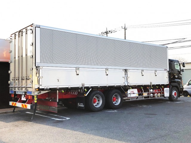 【369】日野プロフィア　高床　冷凍ウィング　床アルミ縞