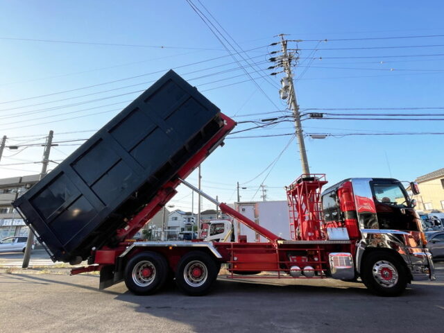 日野 グランドプロフィア フックロール 箱付き 25立米 2デフ メッキ多数
