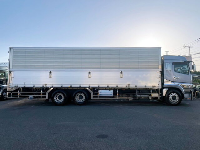 三菱ふそう　スーパーグレート　ハイルーフ　ウィング　顔面メッキ　融雪仕様