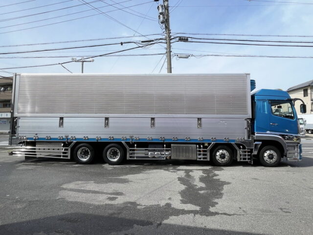 三菱ふそう　17スーパーグレート　ハイルーフ　冷凍ウィング　架装多数　木床　菱重製直結冷凍機