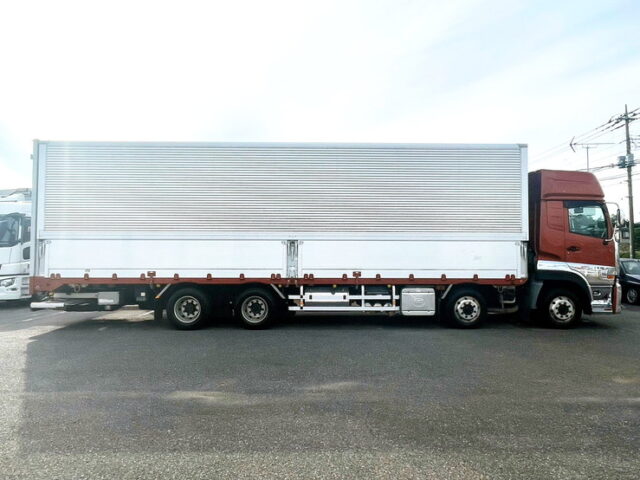 【1578】Ｈ30 クオン ハイルーフ アルミウィング 格納ゲート　メッキ多数　アルミホイール