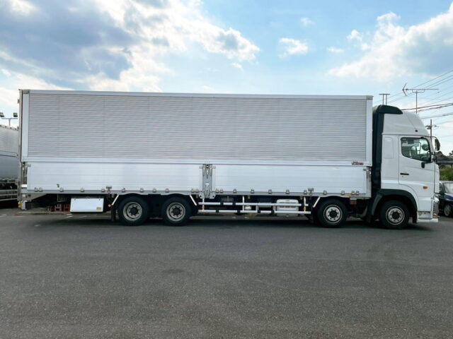 H30 プロフィア　アルミウィング　リア門口ステンレス　