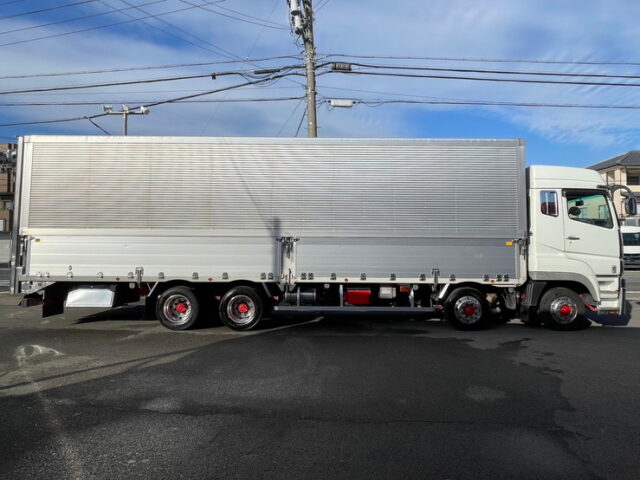 【1633】H25　スーパーグレート　ハイルーフ　ウィング　リア門口ステンレス　メッキ多数　アルミホイール