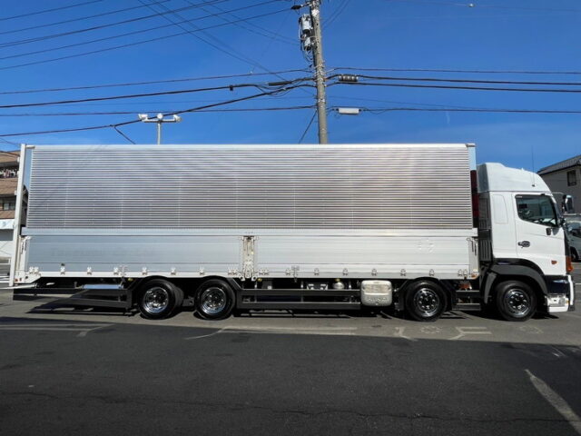 プロフィア　ハイルーフ　ウィング　新品★ステンレスパーツ/メッキホイール　木床　7速MT　380馬力