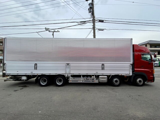 【861】H27　プロフィア　ウィング　門口ステンレス　格納ゲート付