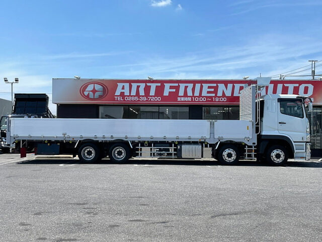 【942】R3　スーパーグレート　山田ボデー　平ボデーアルミブロック　木床　登録済未使用車