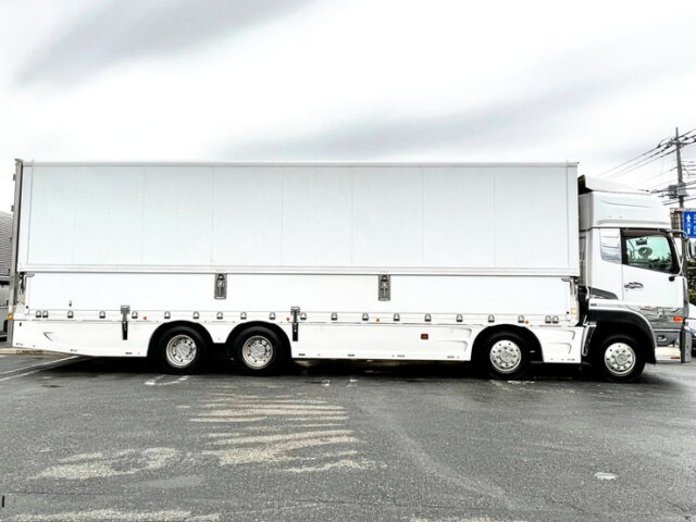 【963】H20　クオン　ハイルーフ　ウィング　総輪エアサス　エアロ付　委託販売