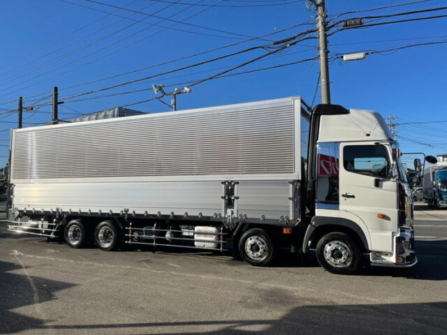 【911】R3　17プロフィア　造りボディ　ウィング　格納ゲート付　7速MT　未使用車