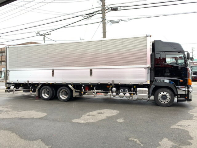 【993】H23　プロフィア　ハイルーフ　ウィング　10輪　門口ステンレス　内高2,500