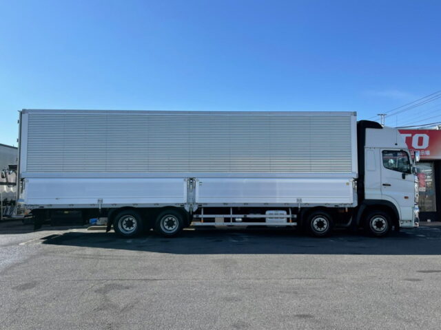 【1075】H29　17プロフィア　ハイルーフ　ウィング　7速MT　門口ステンレス　車検付