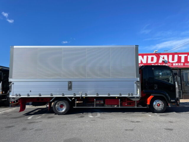 【1083】H30　いすゞ　フォワード　リア門口ステンレス　冷凍ウィング　6200ワイド　240馬力