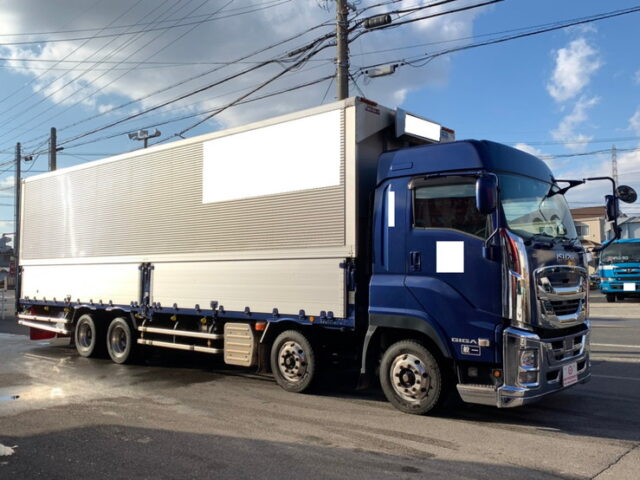 【1096】H29 ハイルーフ ギガ 7速 ウィング 4軸低床 木床 委託販売