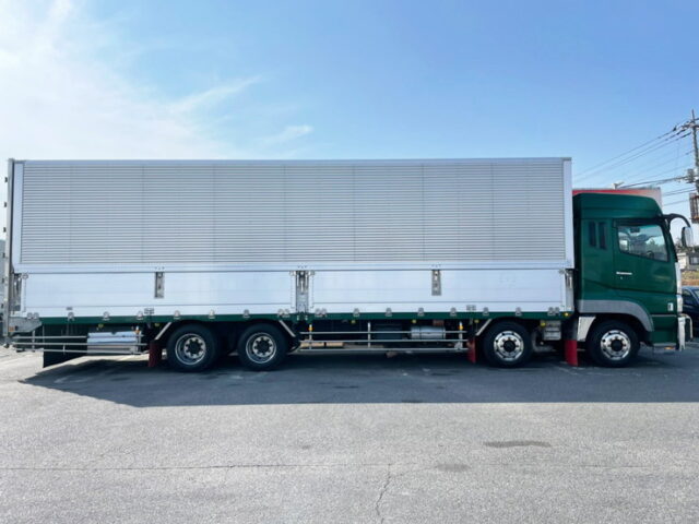 【1090】H24　スーパーグレート　ハイルーフ　ウィング　リア門口ステンレス　木床