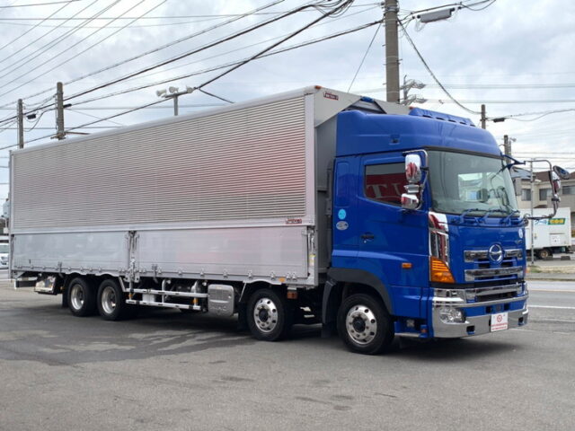 【1118】H28　プロフィア　ハイルーフ　ウィング　4軸　木床　アルミホイール