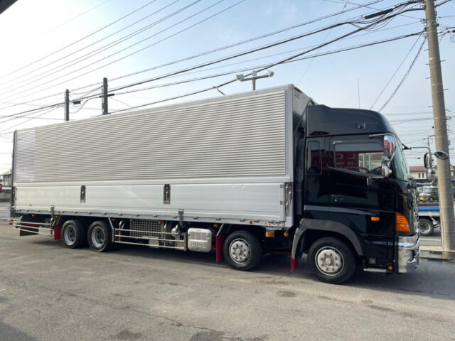 【1046】H23　プロフィア　ハイルーフ　冷凍ウィング　4軸　ステンレス多数