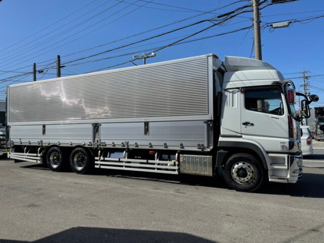 【1111】H30　17スーパーグレート　ハイルーフ　ウィング　総輪エアサス　融雪仕様　箱内高2500