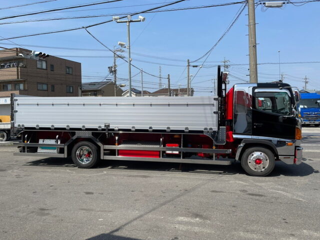 【1104】H25　レンジャープロ　増トン　平ボデーアルミB　6200　セミワイド　90アオリ　ステンレス多数