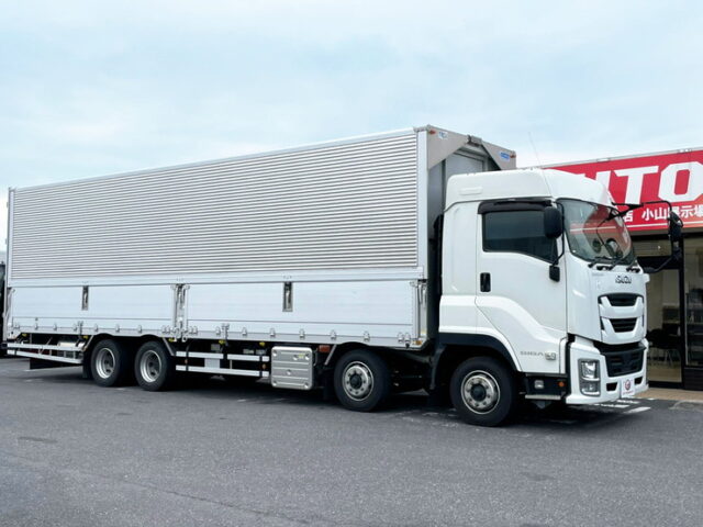 【1142】R1　ギガ　ハイルーフ　ウィング　7速MT　380馬力　木床　低走行