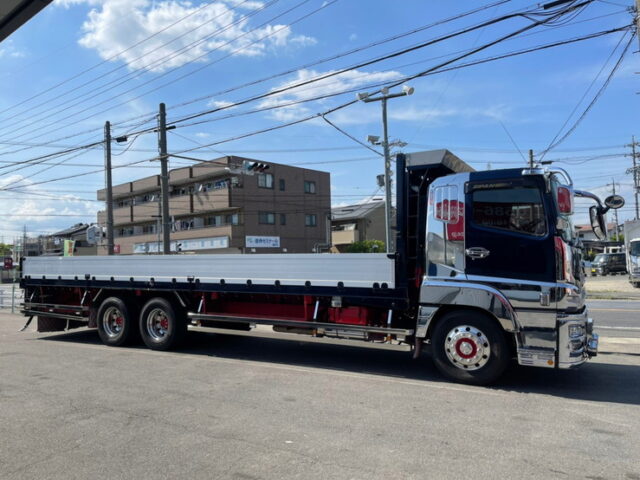 【1135】H26　スーパーグレート　平ボデーアルミB　2デフ　7速　420馬力　ステンレス多数