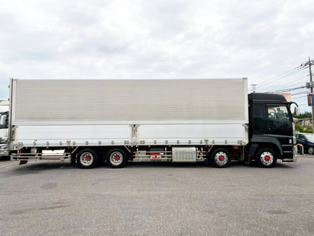 【1198】H31　17スーパーグレート　ハイルーフ　ウィング　リア門口ステンレス　7速MT　ステンレス多数