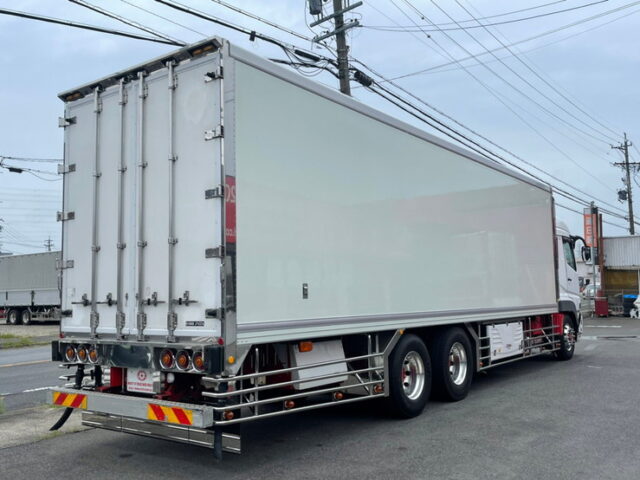 【1222】H27　スーパーグレート　ハイルーフ　冷凍バン　横観音2枚　ジョロ4キーストン　サブエンジン　420馬力