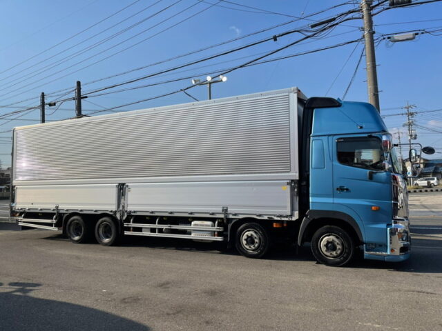 【1217】H29　17プロフィア　ハイルーフ　ウィング　リア門口ステンレス　木床　380馬力