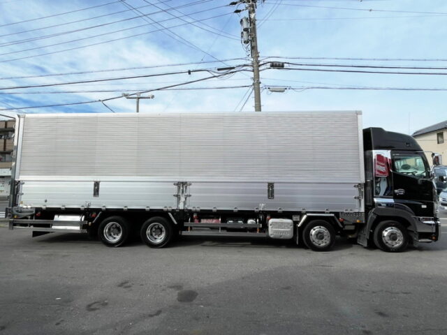 【1293】H26　プロフィア　ハイルーフ　ウィング　山田ボデー　ステンレス多数　木床　エアサス