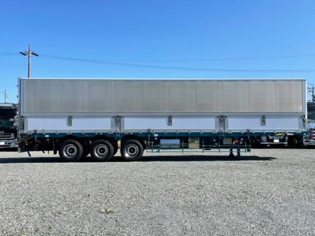 【1301】R4 トレクス トレーラー冷凍ウィング 3軸 未使用 車検付 前壁サブエンジン ジョロダー4列