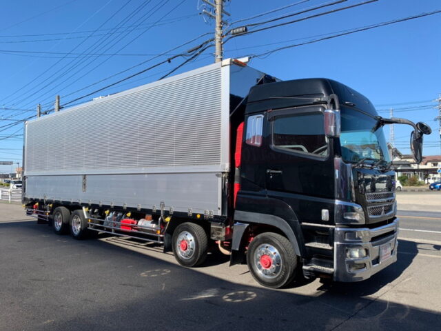 【1292】H21 スーパーグレート ハイルーフ ハイキャブ ウィング 跳上ゲート付 国産エンジン