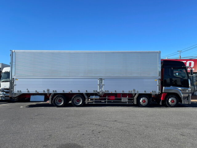 【1342】H27　スーパーグレート　ハイルーフ　ウィング　造りボディ　7速　380馬力　床鉄シマ