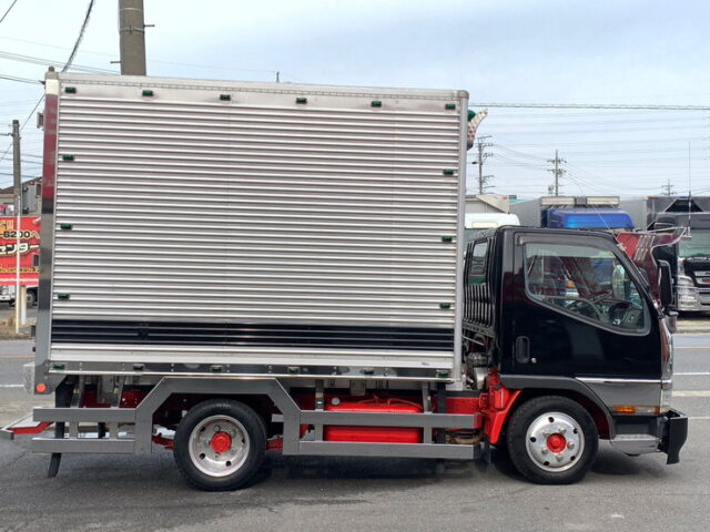 【1355】H14　キャンター　アルミバン　造りボディ　10尺　標準幅　140馬力　生エンジン