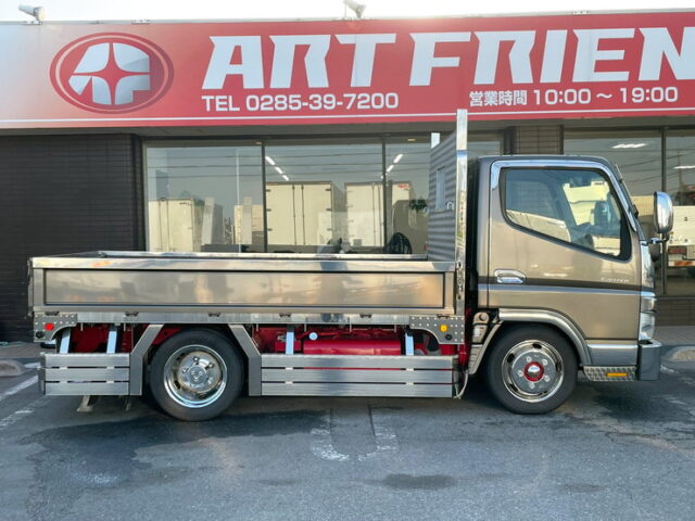 【1448】H21 キャンター　平ボデー　架装多数