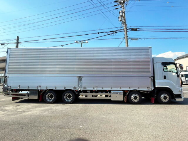 【1519】H30　ギガ　ハイルーフ　ウィング　リア門口ステンレス　7速MT　380馬力