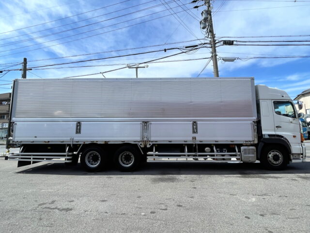 日野　プロフィア　ハイルーフ　ウィング　リア門口ステンレス　木床　内高247㎝