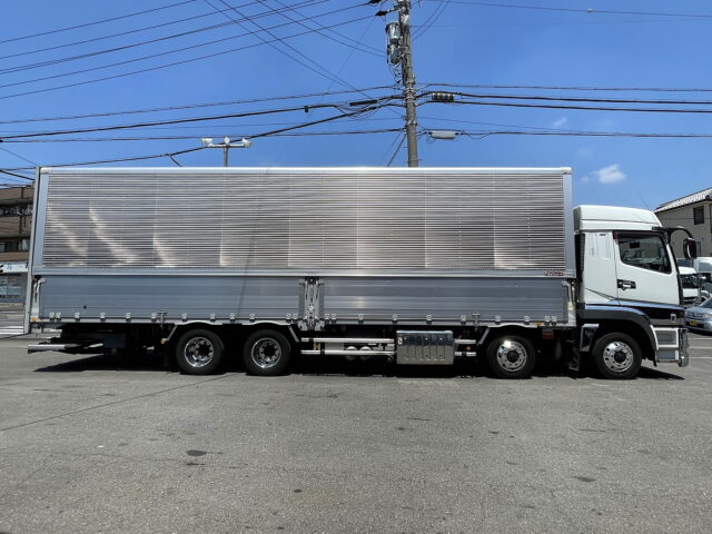 17スーパーグレート　ハイルーフ　ウィング　アルミホイール　格納ゲート　木床