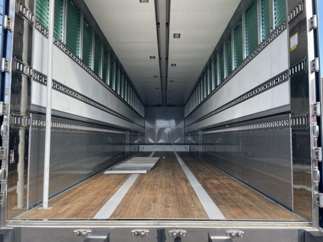 令和4年式 トレクス製 3軸 段付きトレーラーウィング リフトアクスル 後軸残し