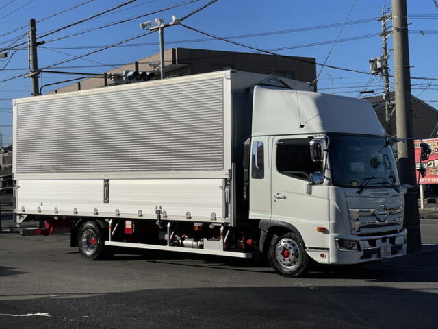 日野　17レンジャー　ハイルーフ　ウィング　6200ワイド　エアサス　240馬力