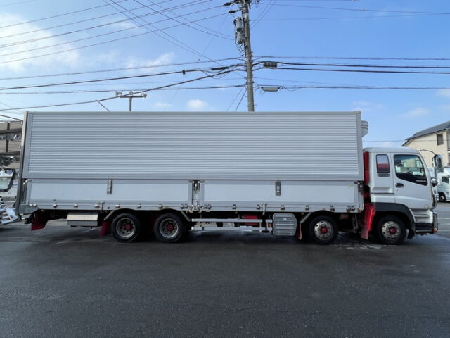 いすゞ：ギガ：冷凍ウィング：菱重製直結冷凍機：ジョロダーレール4列：アルミシマ床