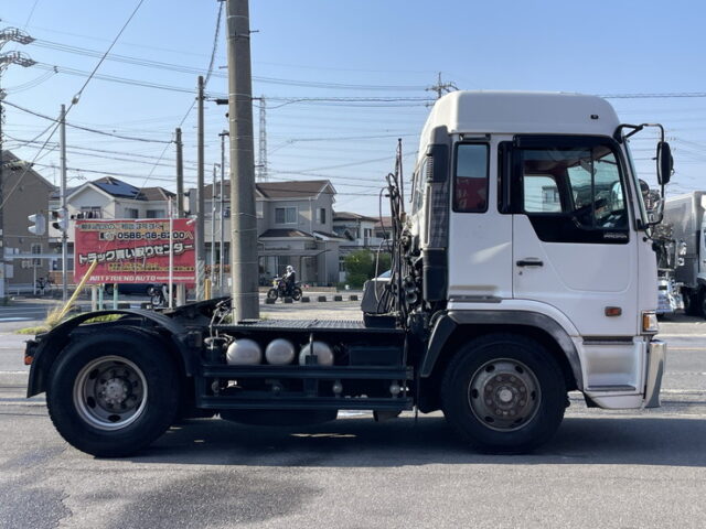 日野：テラヴィ：ハイルーフ：トレーラーヘッド：V8：ツインターボ：エアサス