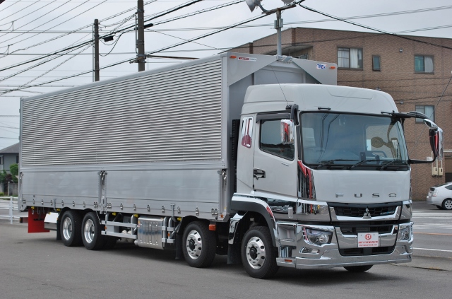 ★【564】登録済未使用車　三菱ふそうスーパーグレート　低床アルミウイング