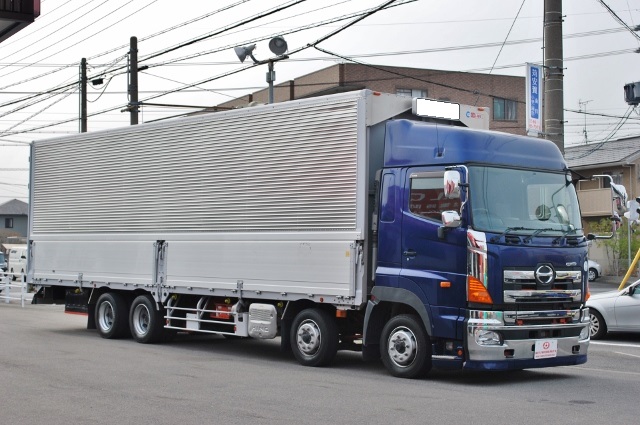 【395】日野プロフィア　低床　アルミウイング　ハイルーフ　リアエアサス