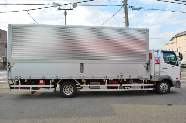 【393】三菱ふそうファイター　ワイド　アルミウイング　跳ね上げＰＧ