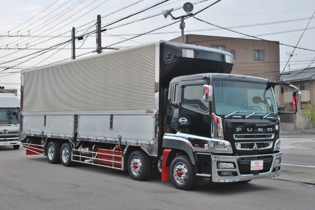 【385】三菱ふそうスーパーグレート　低床　冷凍ウイング　ジョロダー　キーストン