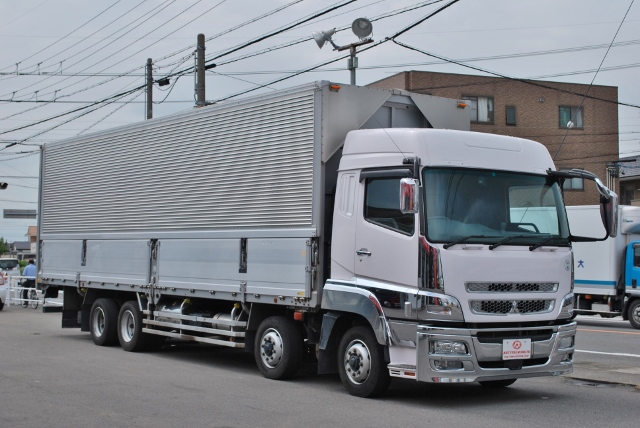 【453】三菱スーパーグレート　低床　アルミウイング　フルゲート