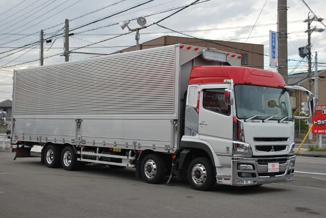 【294】三菱ふそうスーパーグレート　低床　アルミウィング　ハイルーフ