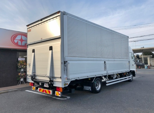 【301】日野レンジャー　ワイド　アルミウイング　跳ね上げゲート　リヤエアサス