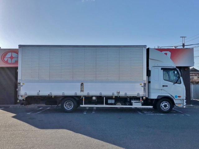 【345】三菱ふそう　ファイター　ワイド　アルミウイング　リアエアサス