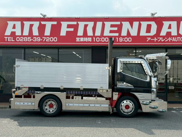 ブルーテックキャンター　平ボデーアルミブロック　架装多数　アルミホイール　標準幅　10尺