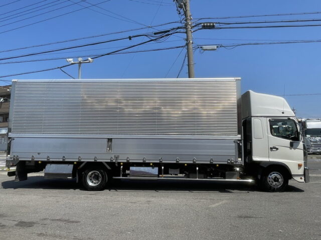 日野：17レンジャー：ハイルーフ：ウィング：7200ワイド：ステンレス多数：エアサス