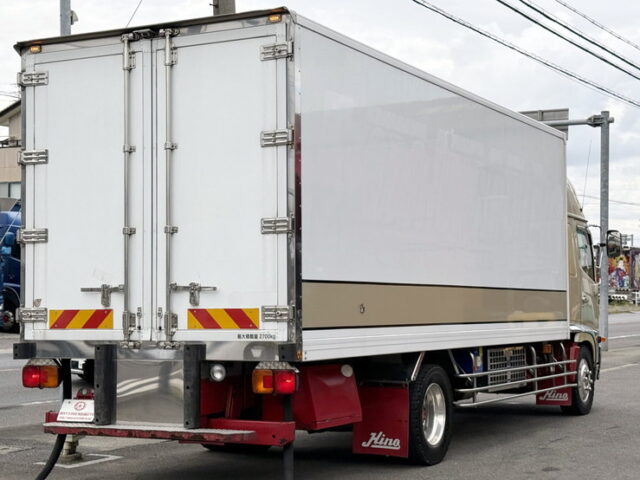 日野：レンジャープロ：ハイルーフ：冷凍バン：左観音扉：キーストン床：エアサス